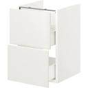 ENHET Base CB F Washbasin W 2 Drawers, grey/concrete Effect