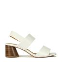 EOS Footwear - Petto Women Leather Block Heels Sandals White / 37