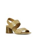 EOS Footwear - Petto Women Leather Block Heels Sandals White / 37