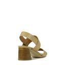 EOS Footwear - Petto Women Leather Block Heels Sandals White / 38