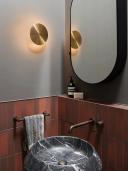 Equinox Led 200mm Wall Sconce in Brass