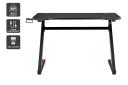 Ergolux Doom Gaming Desk (Black)