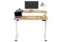 Ergolux Standing Split Desk (Natural/White)