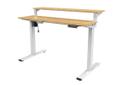Ergolux Standing Split Desk (Natural/White)