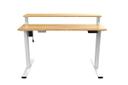 Ergolux Standing Split Desk (Natural/White)