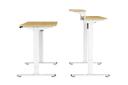 Ergolux Standing Split Desk (Natural/White)