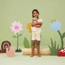 ergoPouch Short Sleeve Pyjamas 0.2 TOG, Critters / 2 Y