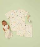 ergoPouch Short Sleeve Pyjamas 0.2 TOG, Critters / 2 Y