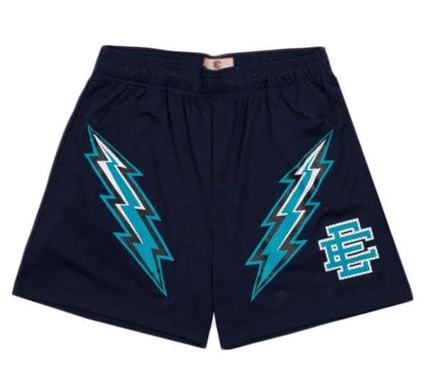 Eric Emanuel EE Basic Lightning Bolt Short Navy/Black/Teal