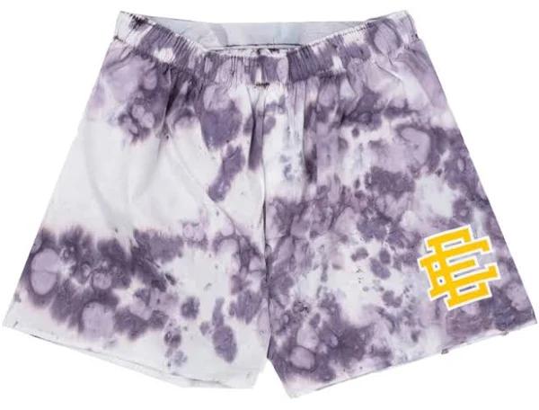 Eric Emanuel EE House Short White/Purple Tie Dye