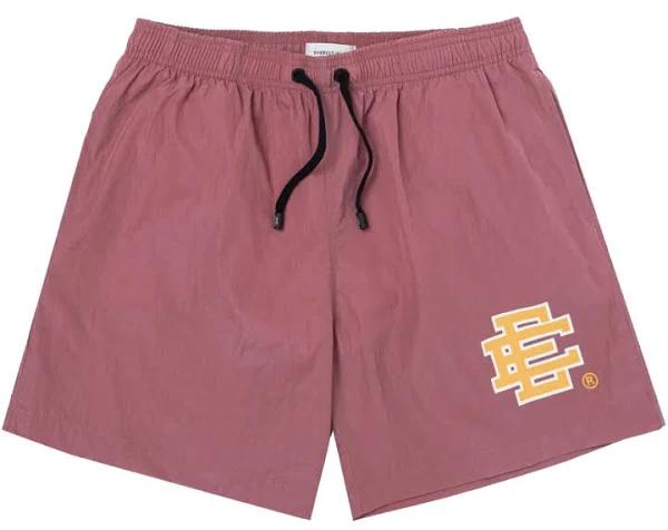 Eric Emanuel x Everest Isles EE Swim Trunk Maroon/Neon Orange