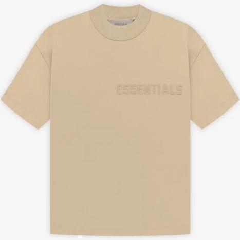 Essentials Beige Crewneck T-Shirt