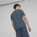 Essentials Elevated Men's T-Shirt in Dark Night, Size 2XL, Cotton/Polyester by Puma