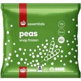 Essentials Frozen Peas 1kg