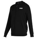 Essentials Full-Zip Full-length Men's Hoodie in Black, Size Large, Cotton by Puma