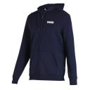 Essentials Full-Zip Full-length Men's Hoodie in Peacoat, Size 2XL, Cotton by Puma