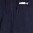 Essentials Full-Zip Full-length Men's Hoodie in Peacoat, Size 2XL, Cotton by Puma