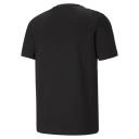 Essentials Logo Men's T-Shirt in Black, Size XL, Cotton/Polyester by Puma