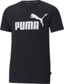 Essentials Logo T-Shirt - Youth 8-16 Years in Black, Size 4T, Cotton/Polyester by Puma