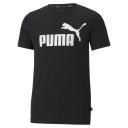 Essentials Logo T-Shirt - Youth 8-16 Years in Black, Size 4T, Cotton/Polyester by Puma
