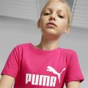 Essentials Logo T-Shirt - Youth 8-16 Years in Orchid Shadow, Size 5, Cotton by Puma