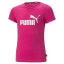 Essentials Logo T-Shirt - Youth 8-16 Years in Orchid Shadow, Size 5, Cotton by Puma