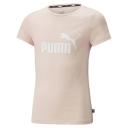 Essentials Logo T-Shirt - Youth 8-16 Years in Rose Dust, Size 2T, Cotton by Puma