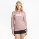 Essentials Logo Women's Hoodie in Bridal Rose, Size XL, Cotton by Puma