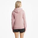 Essentials Logo Women's Hoodie in Bridal Rose, Size XL, Cotton by Puma