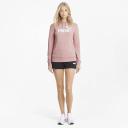 Essentials Logo Women's Hoodie in Bridal Rose, Size XL, Cotton by Puma