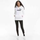 Essentials Logo Women's Hoodie in Light Gray Heather, Size Large, Cotton by Puma