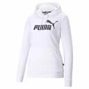 Essentials Logo Women's Hoodie in Light Gray Heather, Size Small, Cotton by Puma