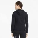 Essentials Logo Women's Hoodie in White, Size Large, Cotton by Puma