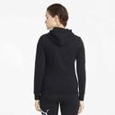 Essentials Logo Women's Hoodie in White, Size Small, Cotton by Puma