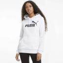 Essentials Logo Women's Hoodie in White, Size XL, Cotton by Puma