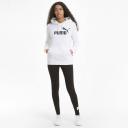 Essentials Logo Women's Hoodie in White, Size XS, Cotton by Puma