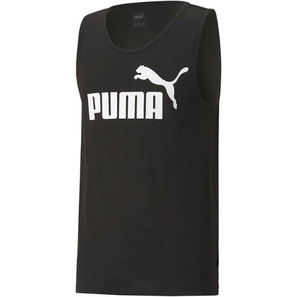 Essentials Men's Tank Top in Black, Size 2XL, Cotton by Puma