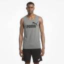 Essentials Men's Tank Top in Medium Gray Heather, Cotton by Puma