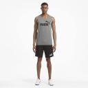 Essentials Men's Tank Top in Medium Gray Heather, Cotton by Puma