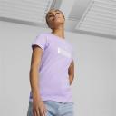 Essentials+ Nova Shine Women's T-Shirt in Vivid Violet, Size Small, Cotton by Puma