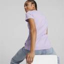 Essentials+ Nova Shine Women's T-Shirt in Vivid Violet, Size Small, Cotton by Puma