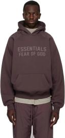 Essentials Raglan Hoodie - Plum