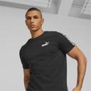Essentials Tape Camo T-Shirt Men in Black, Size 2XL by Puma