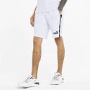 Essentials+ Tape Men's Shorts in White, Size Medium, Cotton/Polyester by Puma