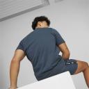 Essentials+ Tape Men's T-Shirt in Dark Night, Size Small, Cotton/Polyester by Puma