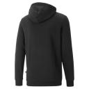 Essentials+ Two-Tone Big Logo Men's Hoodie in Black/White, Size 2XL, Cotton by Puma