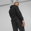 Essentials+ Two-Tone Big Logo Men's Hoodie in Black/White, Size 2XL, Cotton by Puma