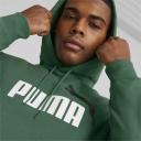 Essentials+ Two-Tone Big Logo Men's Hoodie in Vine, Size Small, Cotton by Puma