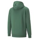 Essentials+ Two-Tone Big Logo Men's Hoodie in Vine, Size Small, Cotton by Puma