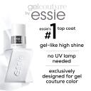 Essie Gel Couture Platinum Grade Finish Top Coat Top Coat, 0.46 fl oz
